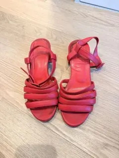 Maryam Nassir Zadeh レッド ストラップサンダルのサムネイル