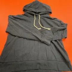 レディース  紺色 ニット フードつき m L パーカー