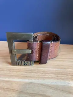 DIESEL ブラウンレザーベルト