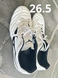 ミズノ　モナルシーダネオ　サッカースパイク　ホワイト　26.5 白　美品