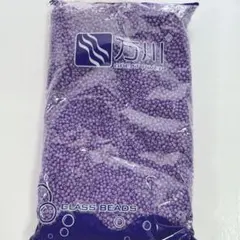 nc649/ビーズ◇パープル　約450g