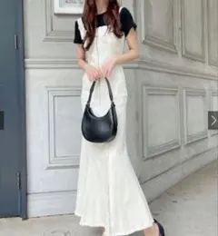 GRL フリンジマーメイドジャンパースカート gm534