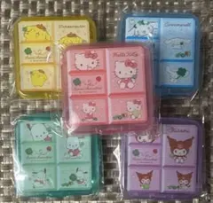サンリオキャラクターズ　オリジナル小物ケース　全５種類コンプ　セブンイレブン限定