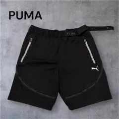 PUMA プーマ EVO ハーフパンツ ショートパンツ ブラック M ベルト付き