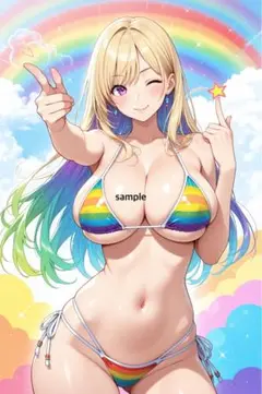 m1760 AIイラスト　かわいい　A4ポスター