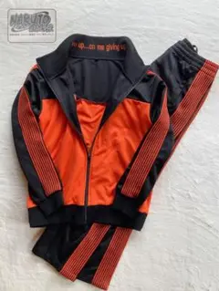 ナルト　NARUTO 疾風伝 ワンポイント刺繍　ジャージ　セットアップ　M