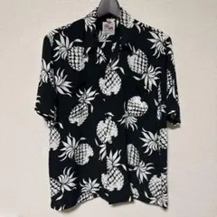 Duke Kahanamoku アロハシャツ パイナップル柄 ブラック Sのサムネイル