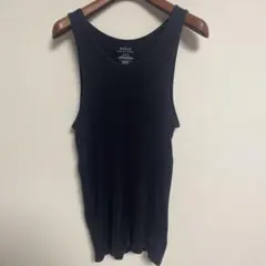 Polo Ralph Lauren 黒 リブ ストレッチ タンクトップ M