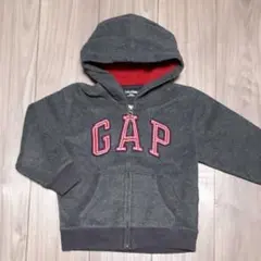 baby GAP ベビーギャップ　フリースパーカー　グレー　110㎝