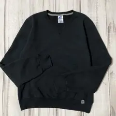 00s Russell Athletic 無地スウェット M相当 前V 裾ロゴ