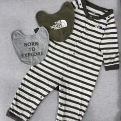 スタイ未使用✳︎THE NORTH FACE ボーダー ロンパース