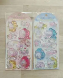 【正規品】ハローキティ　シナモロール　ウォーターinシール