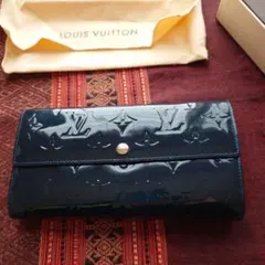 Louis Vuitton ネイビー 長財布