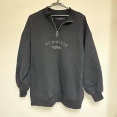 w closet ACOUSTICジップアップスウェット
