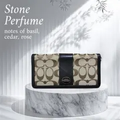 ⭐️COACH ⭐️Stone Perfume 長財布 ベージュ ブラック新品未使用