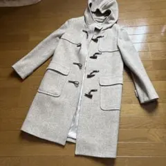 ベージュ ダッフルコート フード付きのサムネイル