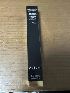 CHANELルルージュデュオウルトラトゥニュ186番　ピンクヌード落ちないリップ