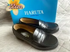 HARUTA 하루타 ARVIN 로퍼 22cm 블랙 블랙 신발