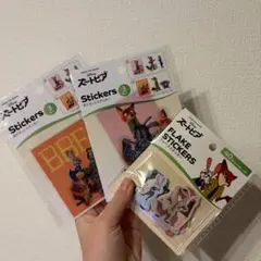 ズートピア フレークステッカー ダイカットステッカー