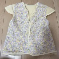 ベビー　ベスト　スリーパー　花柄