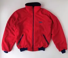 patagonia 三角タグ シェルドシンチラジャケット USA製 赤 Sサイズ