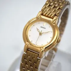 極美品 稼働品 SEIKO ティセ クォーツ 新品電池 ゴールド ブレスレット