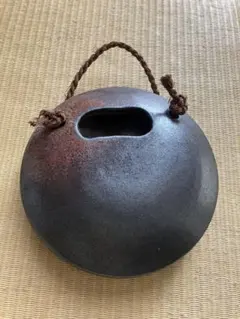花瓶　小石原焼　壁掛け一輪挿しグラデーション