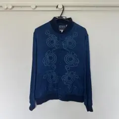 Stussy スカジャン 刺繍 パームツリー ブルー Stussy スカジャン 刺繍 パームツリー ブルー | Mercari