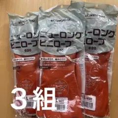 作業用ゴム手袋 ニューロング ビニローブ 3組セットのサムネイル