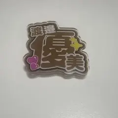 渡邉優美　ボートレース徳山　アクリルバッジ レディースチャンピオン④のサムネイル