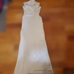 Khaju フード付きノースリーブワンピース ベージュ