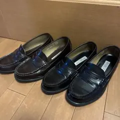 2足セット　HARUTA 黒 茶　レザー ローファー