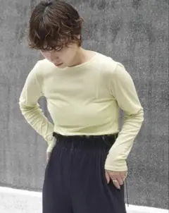 MY___ SHEER TELECO CREW NECK TOP[LIME] 0