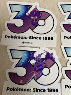 ポケモン 30周年記念 ステッカーセット ベベノム アーゴヨン 2枚セット