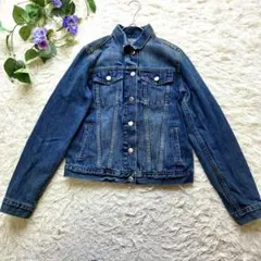 美品★【GAP ギャップ】【S】Gジャン デニム 細身 カジュアル 着心地goo