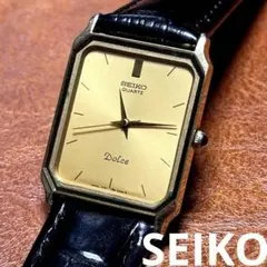 A22 希少 稼動品 SEIKO DOLCE スクエア型 80年代ヴィンテージ A125 希少 稼働品 SEIKO DOLCE 80年代ヴィンテージ スクエア型