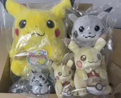 【5点セット】ポケモン 30周年 ピカチュウ ぬいぐるみ セット 新品 未使用