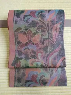 OF113 袋帯　超美品　青　シルバー　花柄　匿名配送　フォーマル 袋帯 超美品 青 シルバー 花柄 匿名配送 フォーマル OF113 - メルカリ