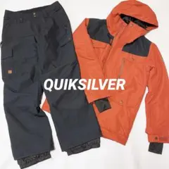 【クイックシルバー】美品　スノーウェア　上下セット　スノボ　スキー　メンズ♪