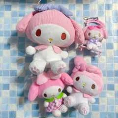 サンリオ　マイメロディ ぬいぐるみ　マスコット　4点セット