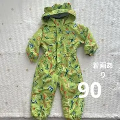 子供用　スノーウェア　ジャンプスーツ　90