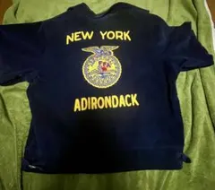 【サイズ42】FFAジャケット　ネイビー　NEW YORK イエロー刺繍のサムネイル