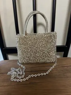 ANTEPRIMA ミニ シルバーゴールド チェーン 2way ショルダーバッグ