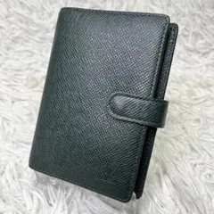 良品✨ルイヴィトン　タイガ　アジェンダ　PM 手帳カバー　グリーン