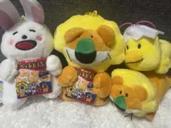 たべっ子どうぶつ復刻版(うさぎ ライオン)   マスコット(ライオン ひよこ)