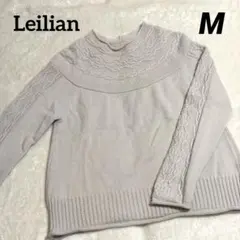 J614☆リーバイス カシミヤ混ウール セーター アラン編み ニット 1