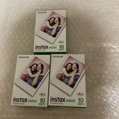 FUJIFILM instax mini インスタントフィルム 10枚入り3箱