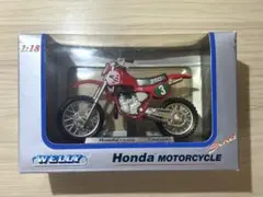 WELLY 1/18 Honda CR250R モトクロス バイク 模型