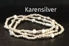 345】Karensilver／カレンシルバー／necklace／ネックレス - メルカリ