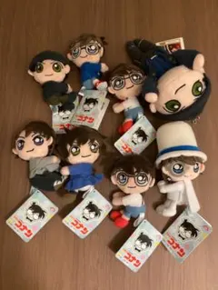 名探偵　コナン　くっつき　ぬいぐるみ　等　8点セット
